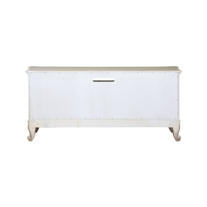 ACME Gorsedd Antique White TV Stand Model 91443 - MONAVILLA