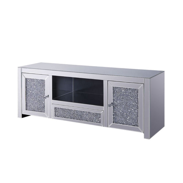 ACME Noralie Mirrored & Faux Diamonds TV Stand Model 91450 - MONAVILLA