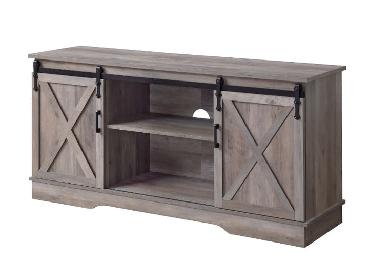 ACME Bennet Gray Finish TV Stand Model 91855 - MONAVILLA