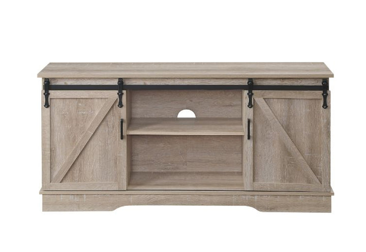 ACME Bennet Oak Finish TV Stand Model 91857 - MONAVILLA