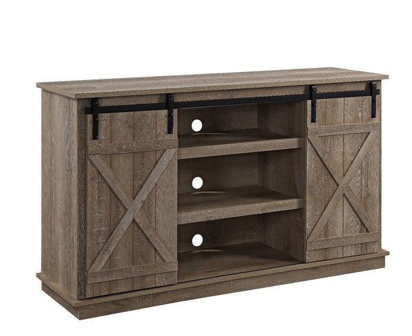 ACME Bellona Oak Finish TV Stand Model 91862 - MONAVILLA