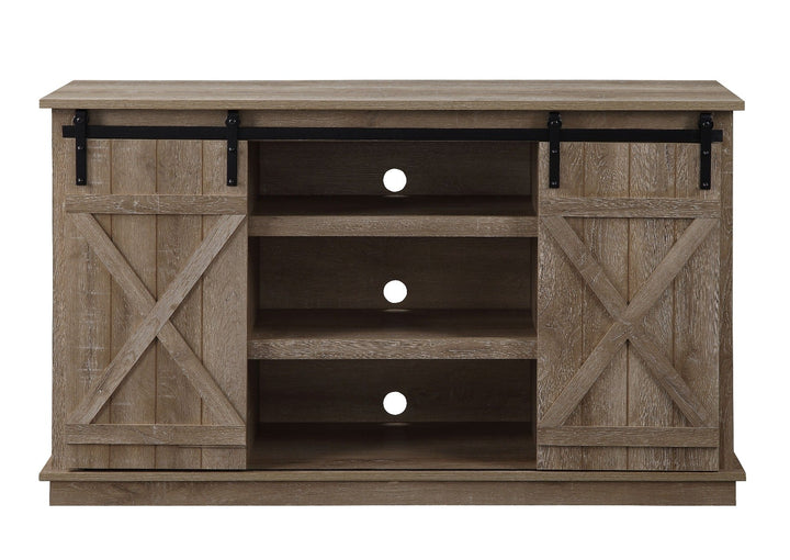 ACME Bellona Oak Finish TV Stand Model 91862 - MONAVILLA