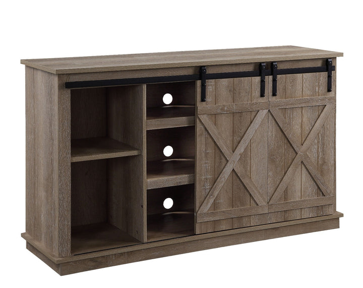 ACME Bellona Oak Finish TV Stand Model 91862 - MONAVILLA