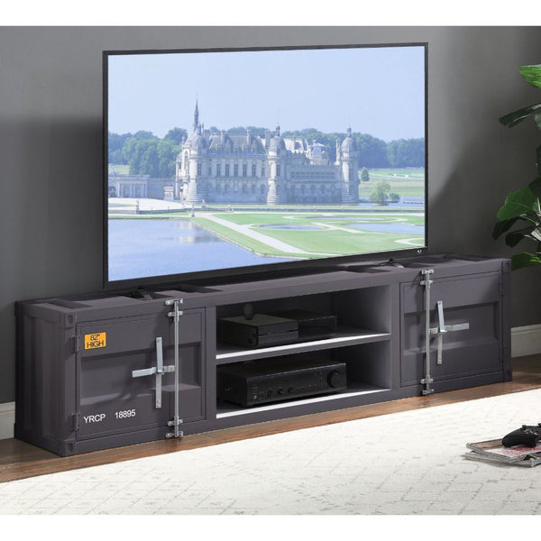 ACME Cargo Gunmetal TV Stand Model 91885 - MONAVILLA