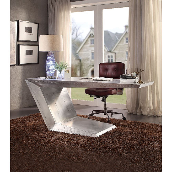 ACME Brancaster Aluminum Desk Model 92025 - MONAVILLA