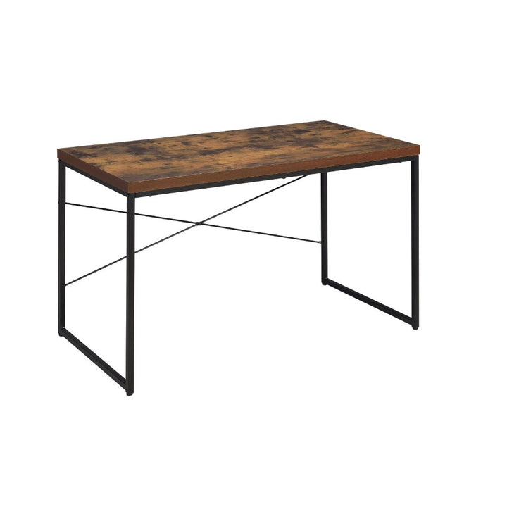 ACME Bob Weathered Oak & Black Desk Model 92396 - MONAVILLA