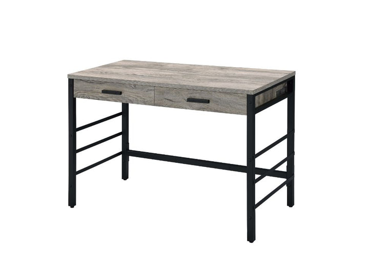 ACME Disho Light Weathered Oak & Black Finish Desk Model 92720 - MONAVILLA