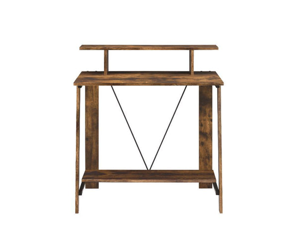 ACME Nypho Weathered Oak & Black Finish Writing Desk Model 92730 - MONAVILLA