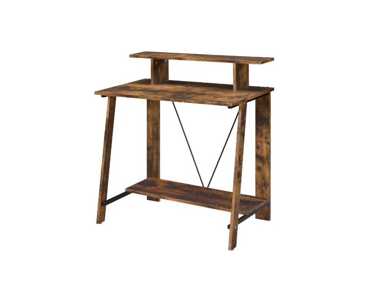 ACME Nypho Weathered Oak & Black Finish Writing Desk Model 92730 - MONAVILLA