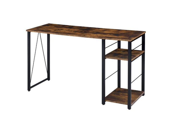 ACME Vadna Weathered Oak & Black Finish Writing Desk Model 92765 - MONAVILLA