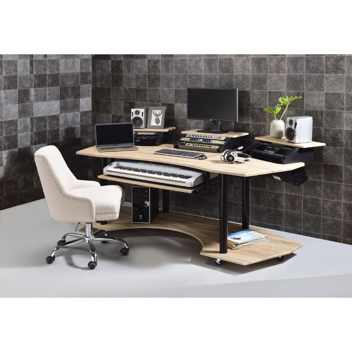 ACME Eleazar Natural Oak Music Desk Model 92897 - MONAVILLA