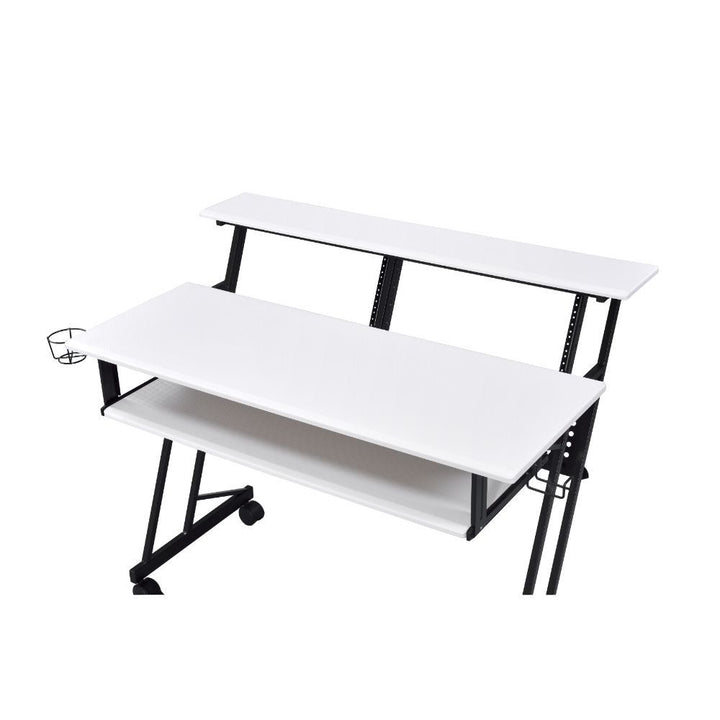 ACME Suitor White & Black Music Desk Model 92902 - MONAVILLA