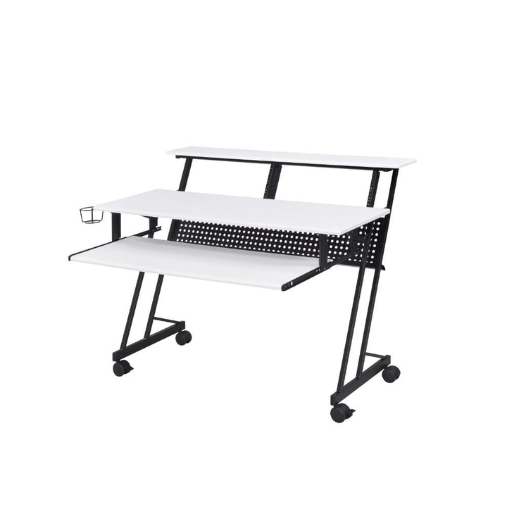 ACME Suitor White & Black Music Desk Model 92902 - MONAVILLA