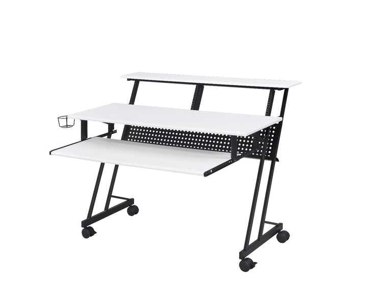 ACME Suitor White & Black Music Desk Model 92902 - MONAVILLA