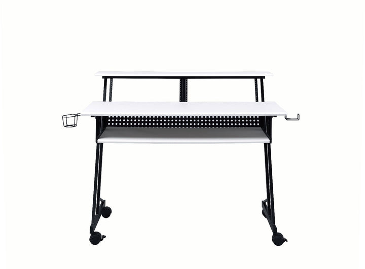 ACME Suitor White & Black Music Desk Model 92902 - MONAVILLA