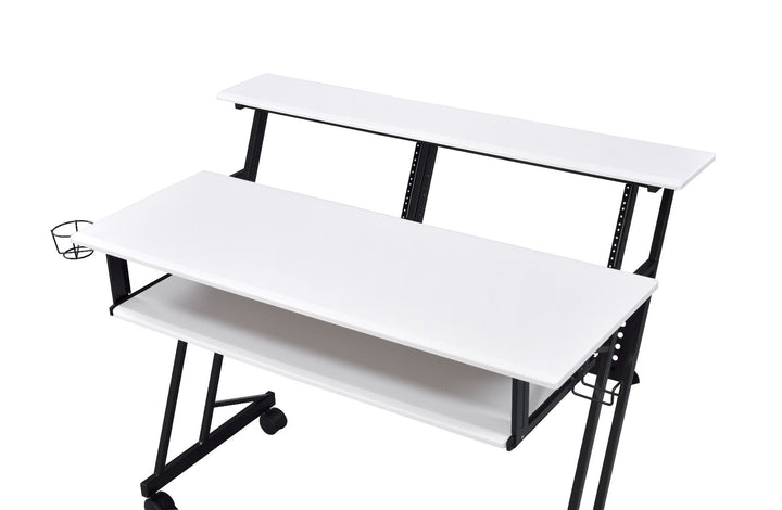 ACME Suitor White & Black Music Desk Model 92902 - MONAVILLA