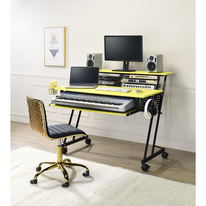 ACME Suitor Yellow & Black Music Desk Model 92904 - MONAVILLA