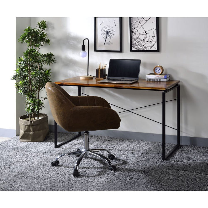 ACME Jurgen Oak & Black Desk Model 92910 - MONAVILLA