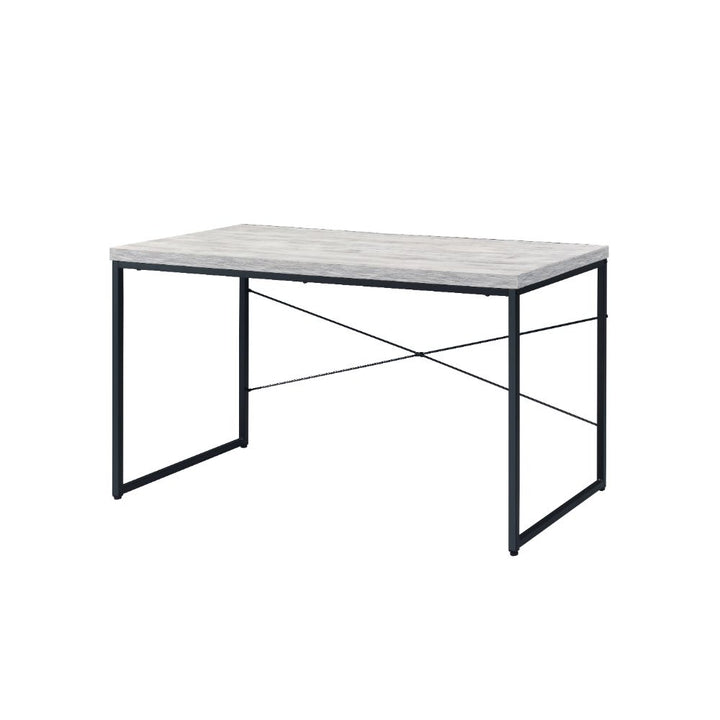 ACME Jurgen Antique White & Black Desk Model 92915 - MONAVILLA