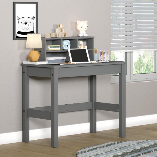 ACME Logan Gray Finish Writing Desk Model 92995 - MONAVILLA