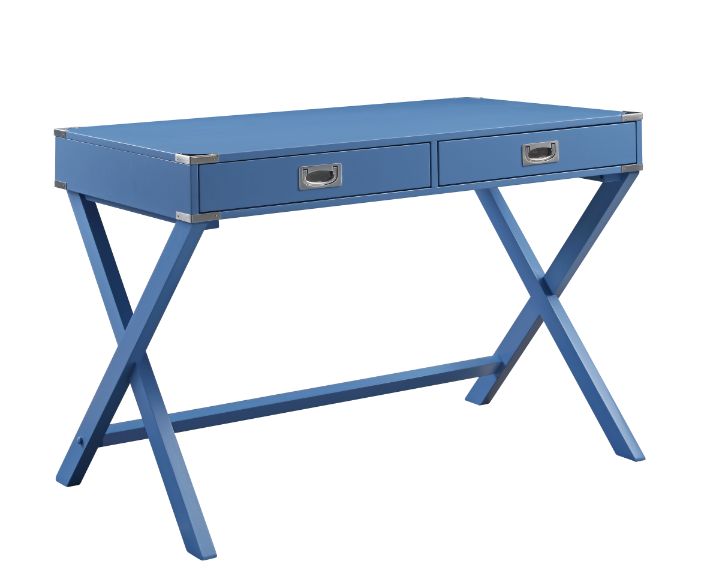 ACME Amenia Blue Finish Writing Desk Model 93000 - MONAVILLA