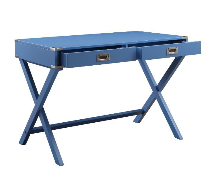 ACME Amenia Blue Finish Writing Desk Model 93000 - MONAVILLA