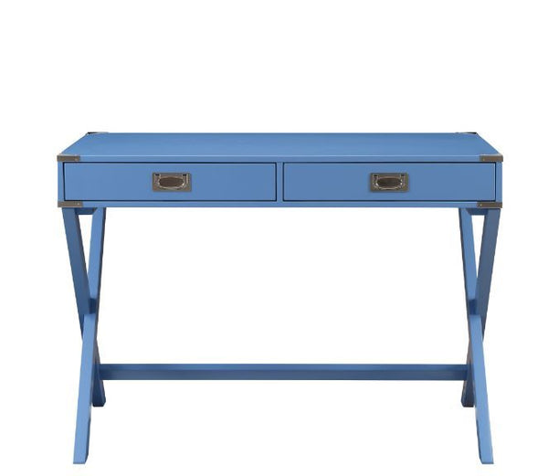 ACME Amenia Blue Finish Writing Desk Model 93000 - MONAVILLA