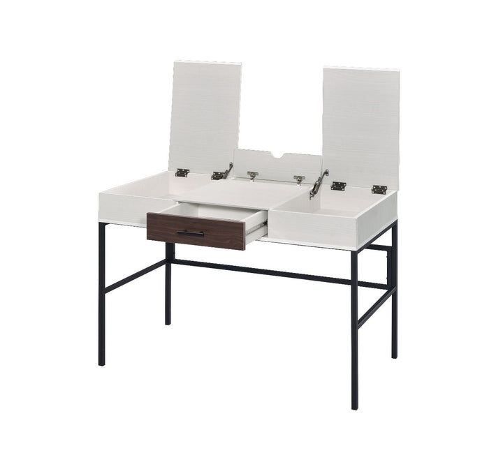 ACME Verster Natural & Black Finish Desk Model 93090 - MONAVILLA