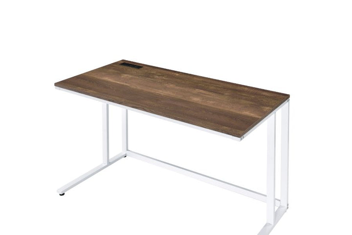 ACME Tyrese Walnut & White Finish Desk Model 93094 - MONAVILLA