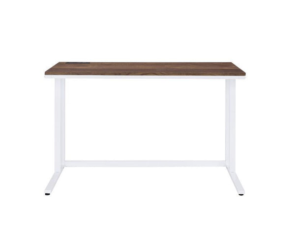 ACME Tyrese Walnut & White Finish Desk Model 93094 - MONAVILLA