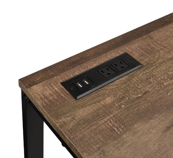 ACME Tyrese Walnut & Black Finish Desk Model 93096 - MONAVILLA