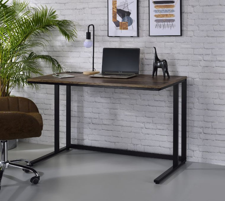 ACME Tyrese Walnut & Black Finish Desk Model 93096 - MONAVILLA