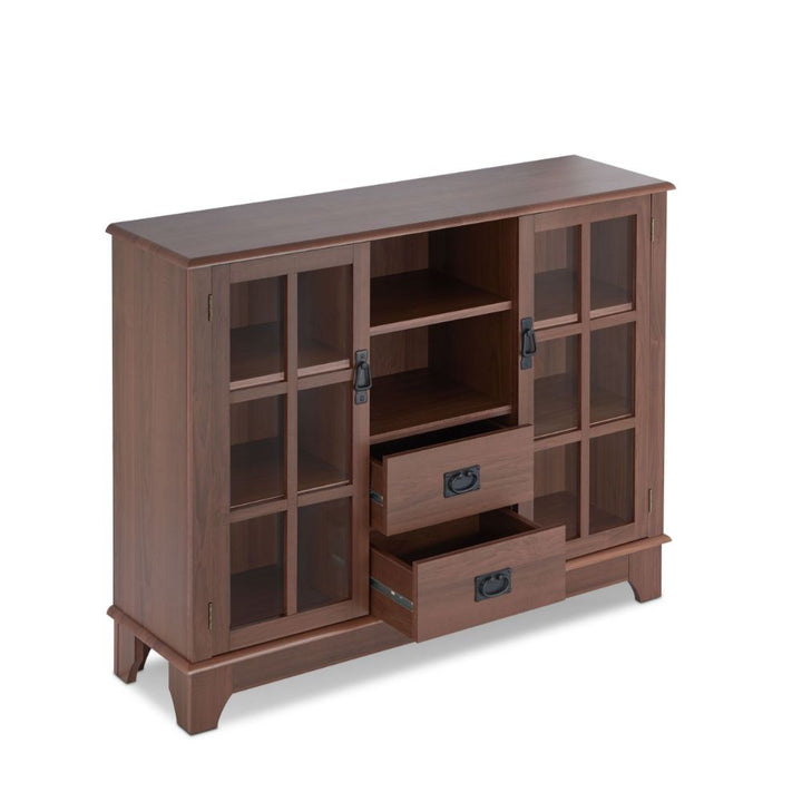 ACME Dubbs Walnut Accent Table Model 97324 - MONAVILLA