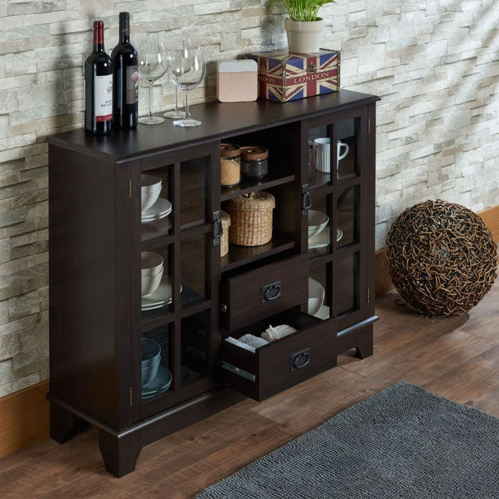 ACME Dubbs Espresso Accent Table Model 97328 - MONAVILLA