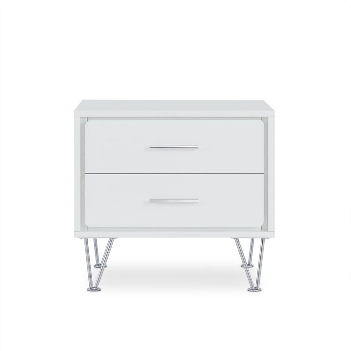 ACME Deoss White Accent Table Model 97332 - MONAVILLA