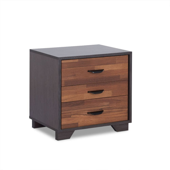 ACME Eloy Walnut & Espresso Accent Table Model 97340 - MONAVILLA