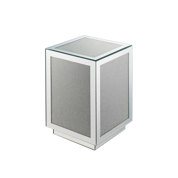 ACME Lavina Mirrored & Faux Diamonds Accent Table Model 97686 - MONAVILLA