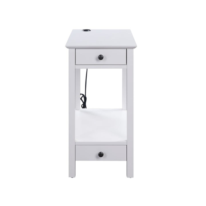 ACME Byzad White Accent Table Model 97741 - MONAVILLA