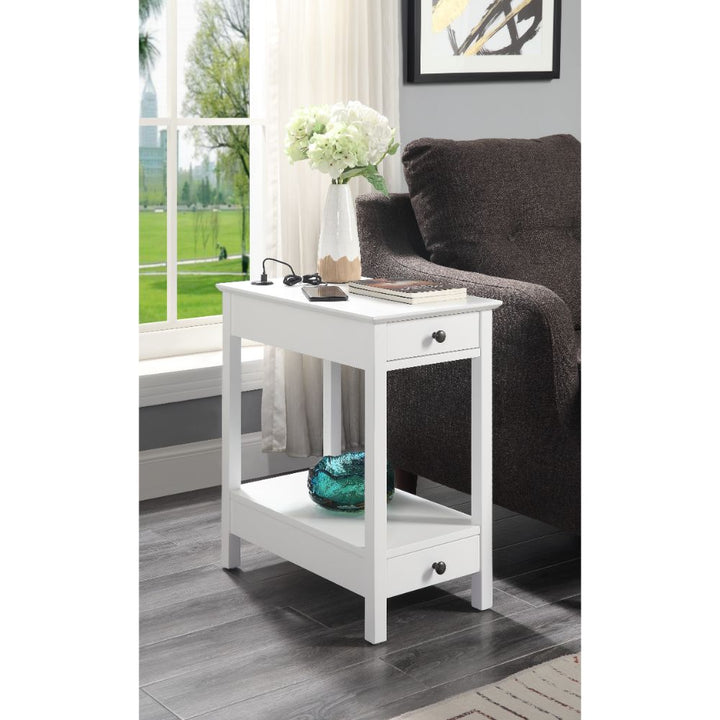 ACME Byzad White Accent Table Model 97741 - MONAVILLA