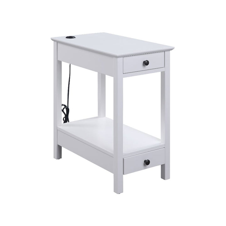 ACME Byzad White Accent Table Model 97741 - MONAVILLA