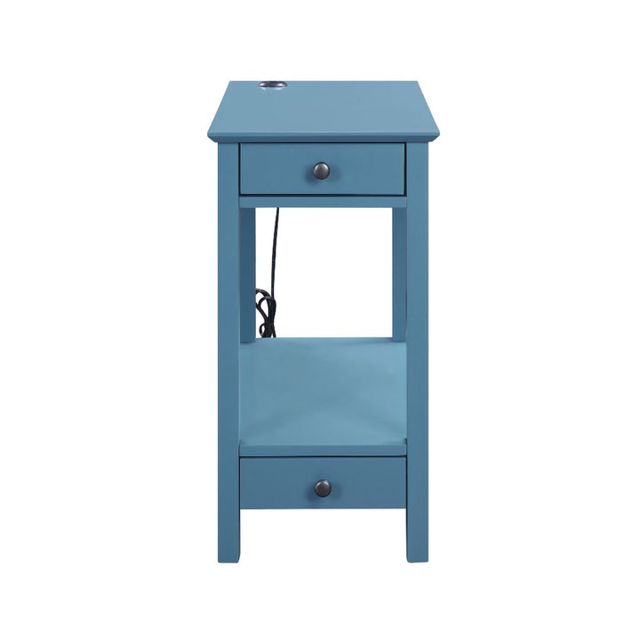 ACME Byzad Teal Accent Table Model 97742 - MONAVILLA