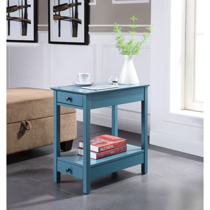 ACME Byzad Teal Accent Table Model 97742 - MONAVILLA