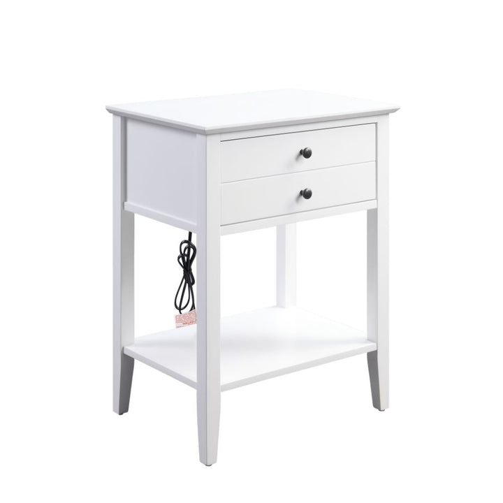 ACME Grardor White Accent Table Model 97744 - MONAVILLA