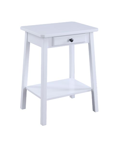 ACME Kaife White Finish Accent Table Model 97859 - MONAVILLA