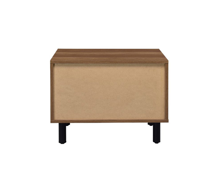 ACME Trolgar Brown Oak & Black Finish Accent Table Model 97964 - MONAVILLA