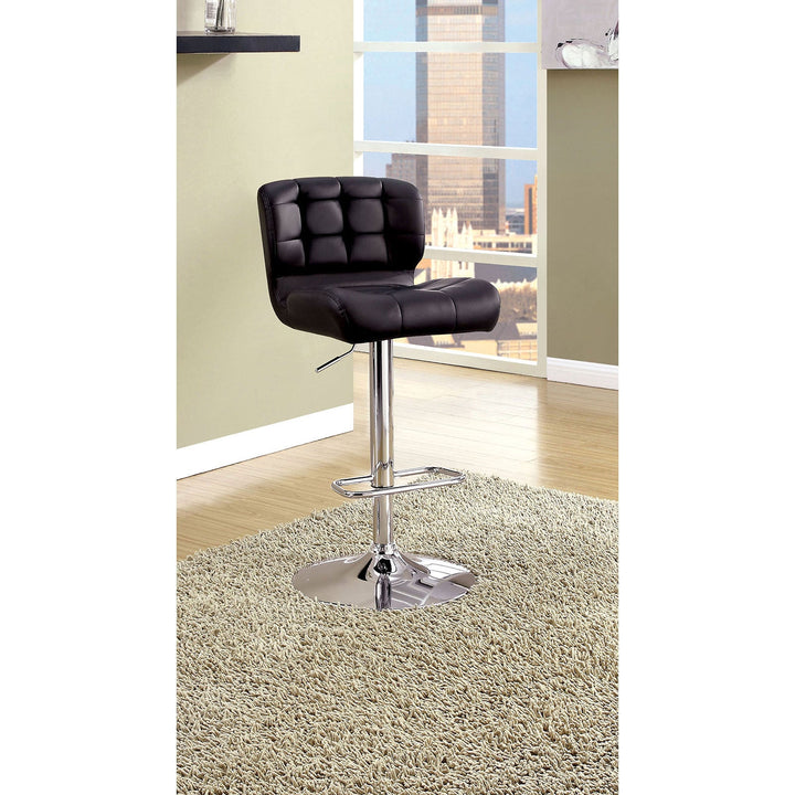 Furniture Of America Kori Black Contemporary Bar Stool Model CM-BR6152BK - MONAVILLA