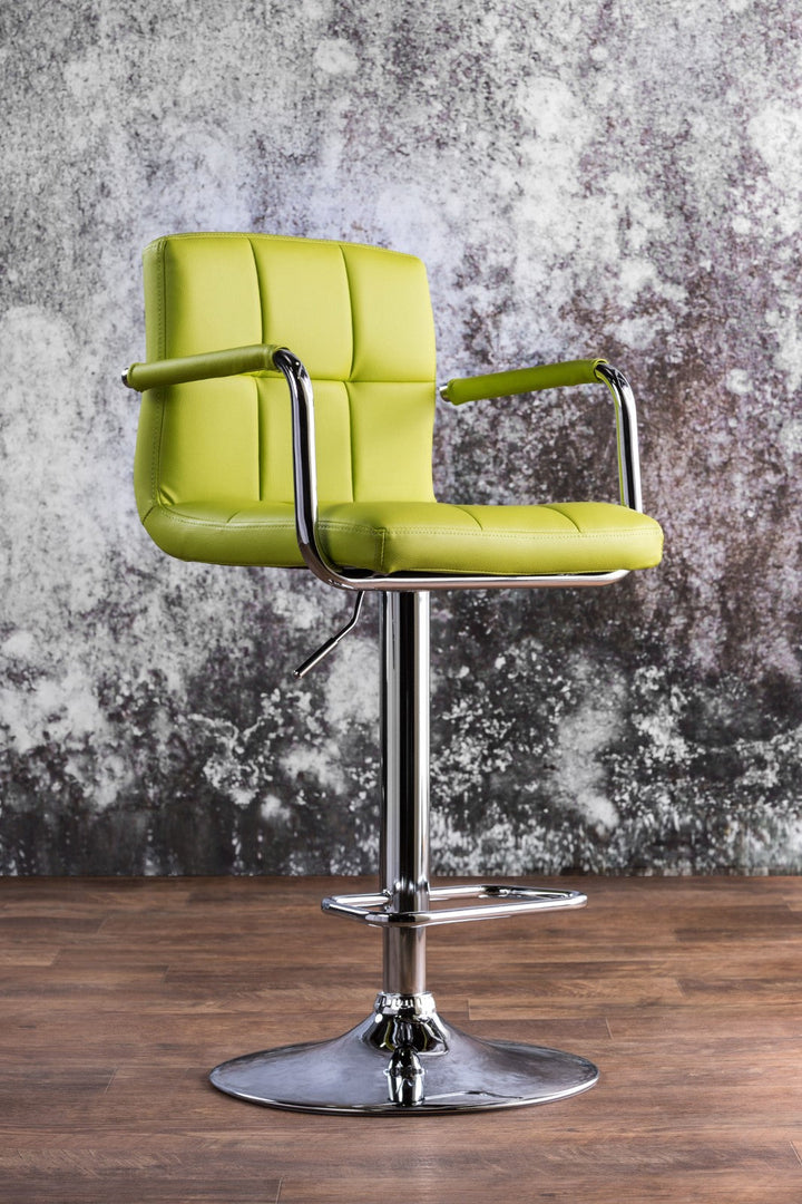 Furniture Of America Corfu Lime Contemporary Bar Stool Model CM-BR6917LM - MONAVILLA