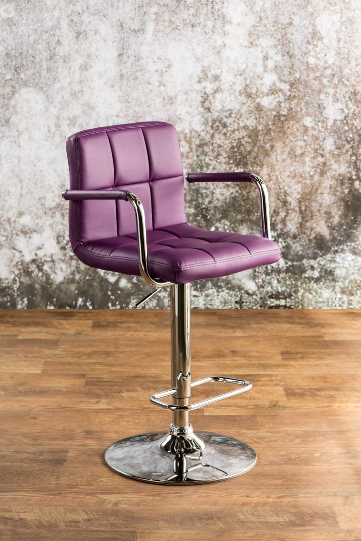 Furniture Of America Corfu Purple Contemporary Bar Stool Model CM-BR6917PR - MONAVILLA