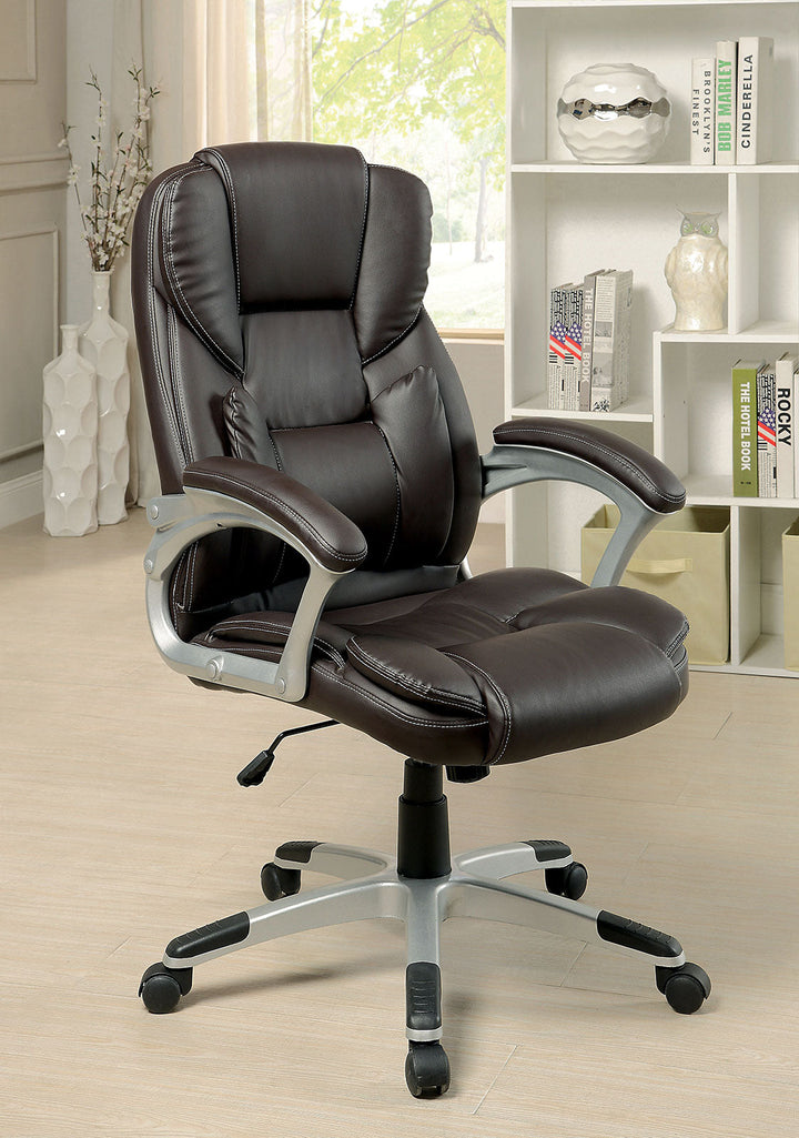 Furniture Of America Sibley Brown Transitional Office Chair Model CM-FC624 - MONAVILLA