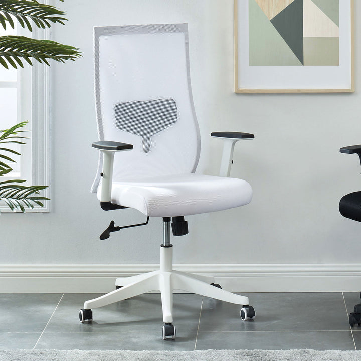 Furniture Of America Orli White Contemporary Office Chair Model CM-FC656WH-L - MONAVILLA